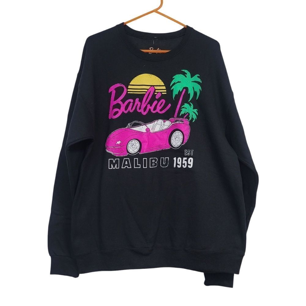 Black Barbie Malibu Sweatshirt,  Large